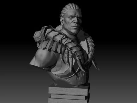 Centaur bust High Poly for 3d Print 3D Print Model