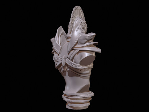 Atlant Bust High Poly for 3d Print 3D Принт Модель