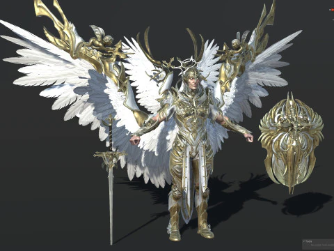 ArchAngel 3D Model