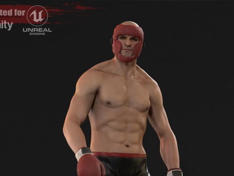 UFCMan 3D Model
