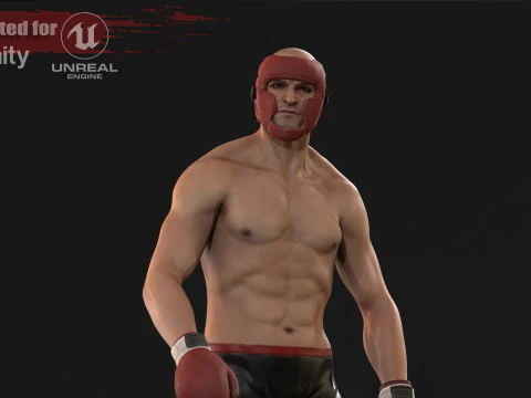 UFCMan Modello 3D