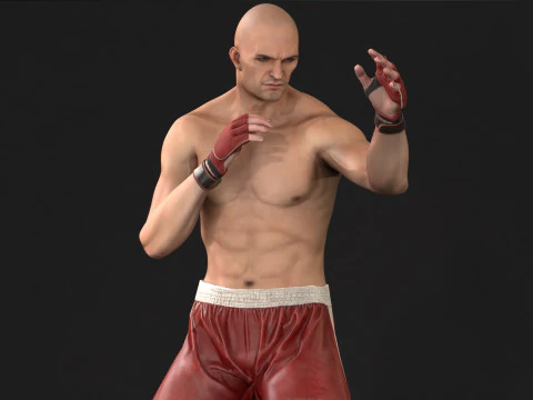 UFCMan 3D Model