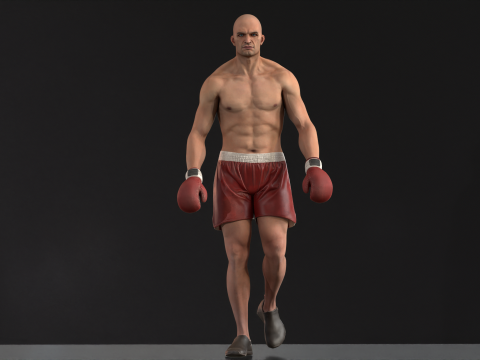 UFCMan 3D Model