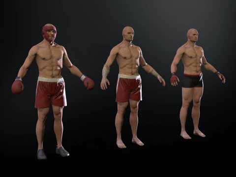 UFCMan 3D Model