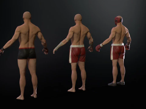 UFCMan 3D Model