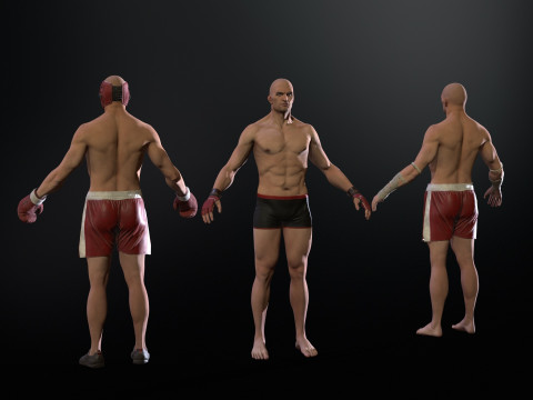 UFCMan 3D Model