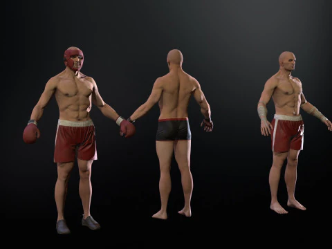 UFCMan 3D Model