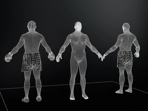 UFCMan 3D Model