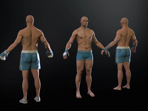 UFCMan 3D Model