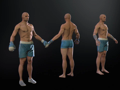 UFCMan 3D Model
