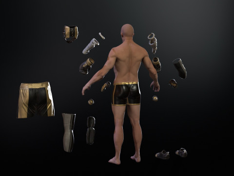 UFCMan 3D Model