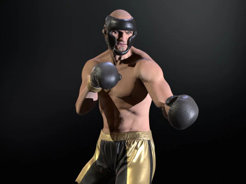 UFCMan 3D Model