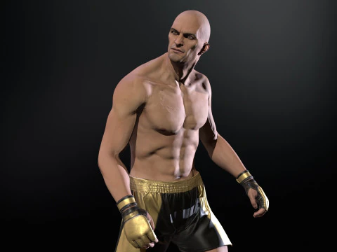UFCMan 3D Model