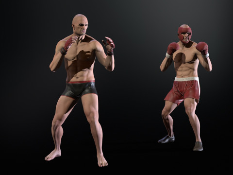 UFCMan 3D Model