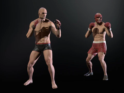 UFCMan 3D Model