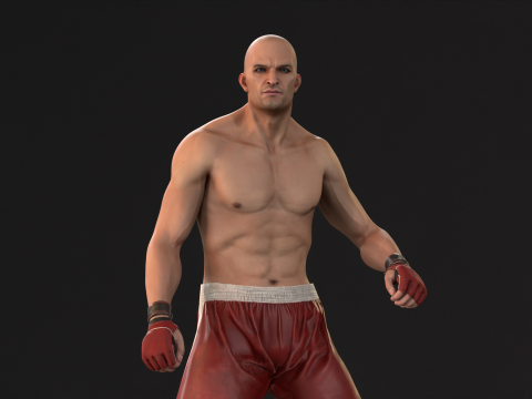 UFCMan 3D Model