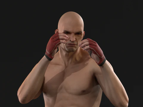 UFCMan 3D Model
