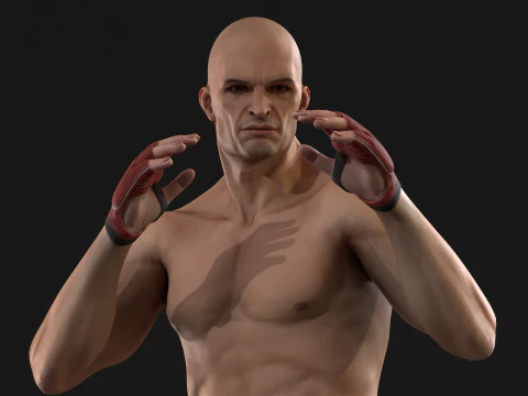 UFCMan 3D Model