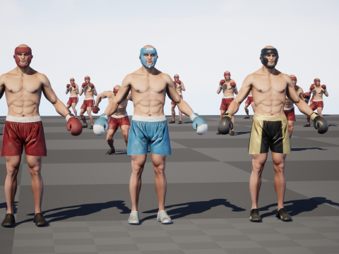 UFCMan 3D Model