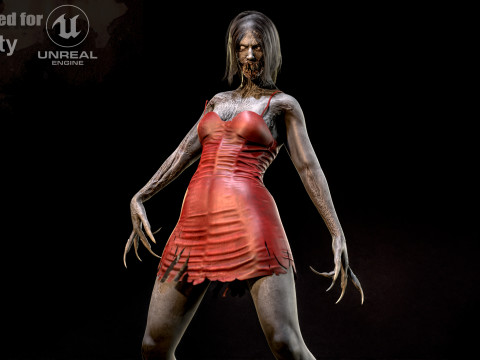 ZombieScreamer 3Dモデル