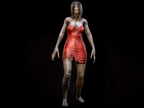 ZombieScreamer 3Dモデル