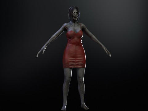 ZombieScreamer 3Dモデル