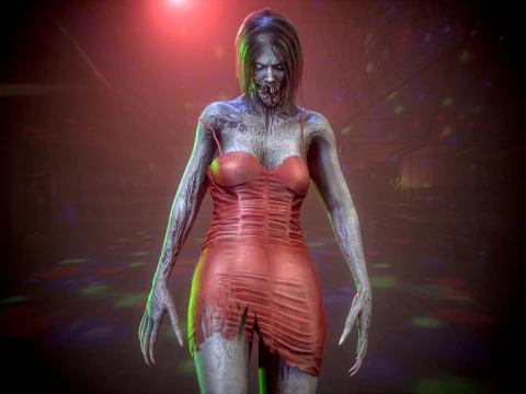 Zombi &Ccedil;ığlık&ccedil;ısı 3D Model