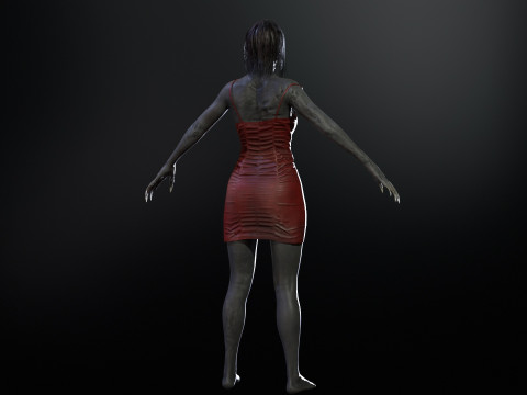 ZombieScreamer 3Dモデル