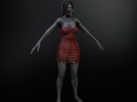 ZombieScreamer 3Dモデル