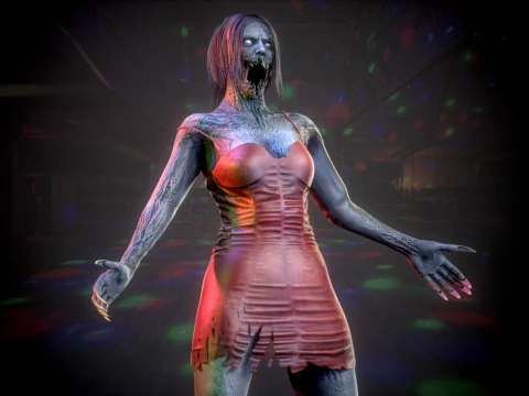 Zombi &Ccedil;ığlık&ccedil;ısı 3D Model