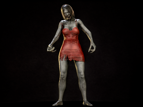 ZombieScreamer 3Dモデル