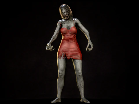 Zombi &Ccedil;ığlık&ccedil;ısı 3D Model