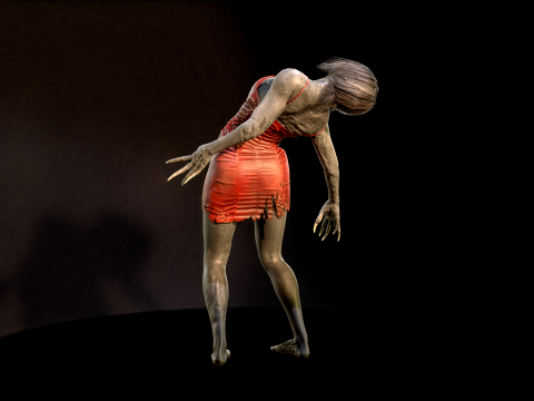 ZombieScreamer 3Dモデル
