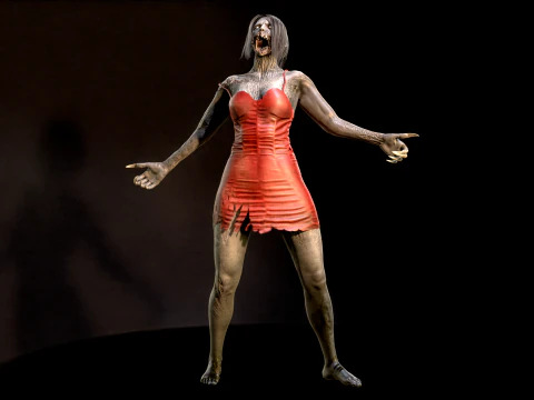 Zombi &Ccedil;ığlık&ccedil;ısı 3D Model