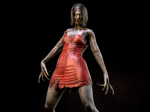 ZombieScreamer 3Dモデル