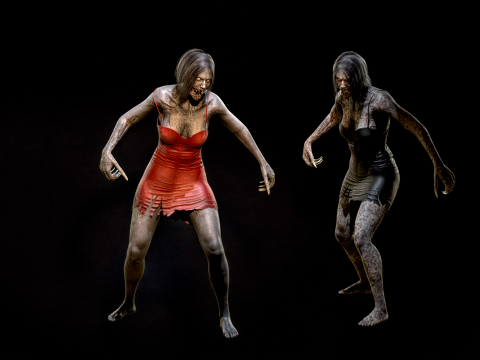 ZombieScreamer 3Dモデル