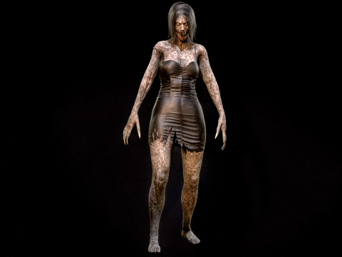 ZombieScreamer 3Dモデル