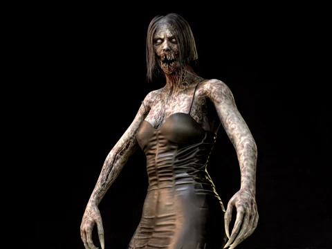 Zombi &Ccedil;ığlık&ccedil;ısı 3D Model