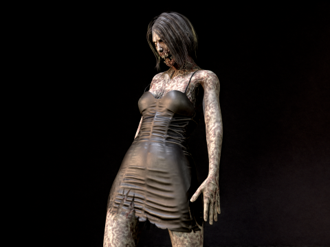 ZombieScreamer 3Dモデル