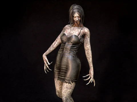 Zombi &Ccedil;ığlık&ccedil;ısı 3D Model