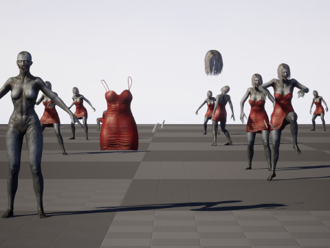 ZombieScreamer 3Dモデル