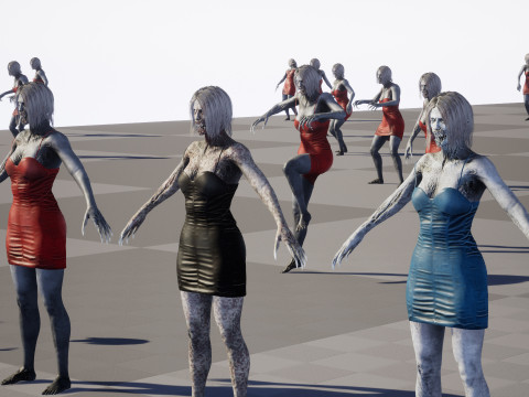 ZombieScreamer 3Dモデル