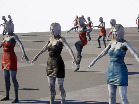 Zombi &Ccedil;ığlık&ccedil;ısı 3D Model