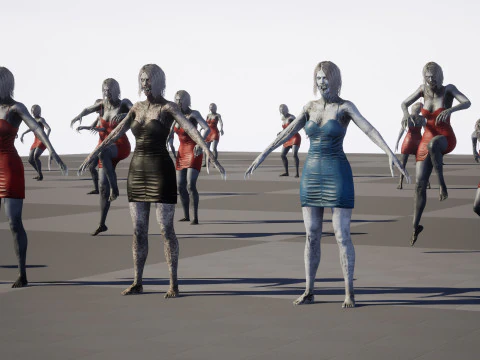 Zombi &Ccedil;ığlık&ccedil;ısı 3D Model
