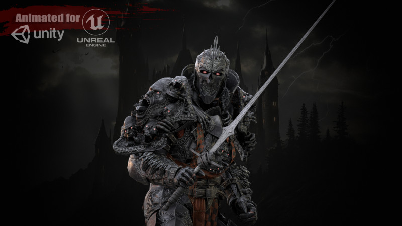DarkKnight Remaster 3D-Modell .c4d .max .obj .3ds .fbx .stl .blend