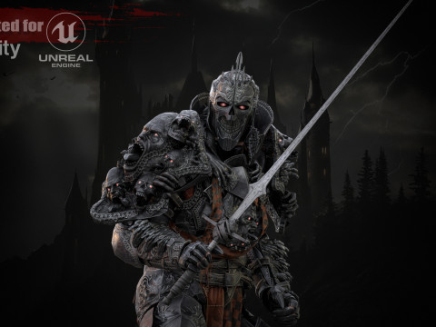 DarkKnight Remaster 3D 모델