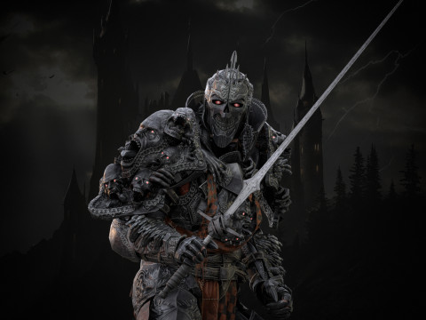 DarkKnight Remaster 3D-Modell