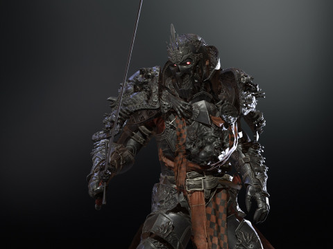 DarkKnight Remaster 3D-Modell