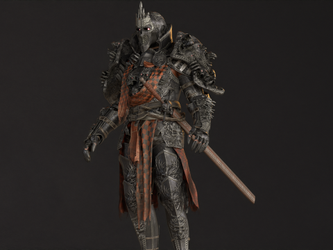 DarkKnight Remaster 3D-Modell