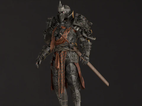 DarkKnight Remaster 3D Model